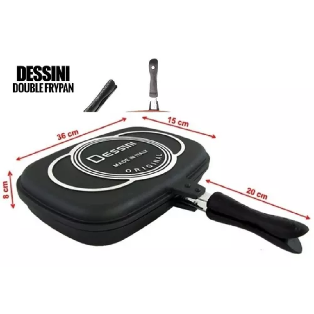 Miniatura 3 de Sartén Doble Parrilla 36 Cm